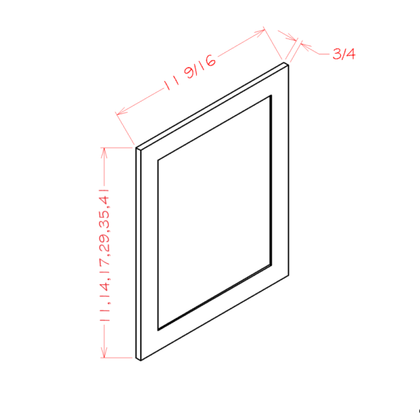 WDEP42 Torrance White Wall Decorative End Panel