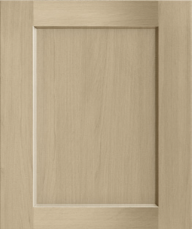 Closeup picture of the Shaker Honey cabinet door.