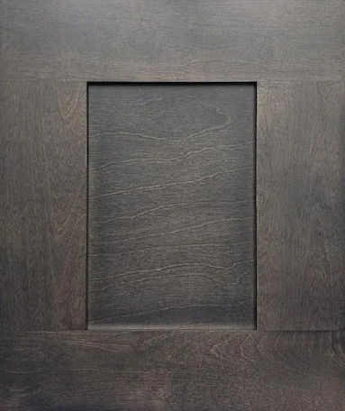 Closeup picture of the Maple Ash Grey cabinet door.