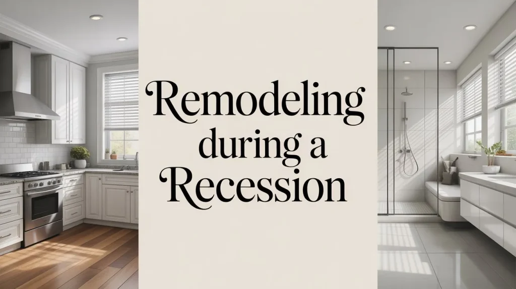 remodeling during a recession