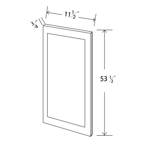 WDD54 Maple Honey Decorative Door Panel