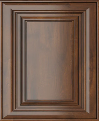 Closeup picture of the Casselberry Saddle cabinet door.