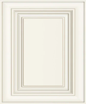 Closeup picture of the Casselberry Antique cabinet door.