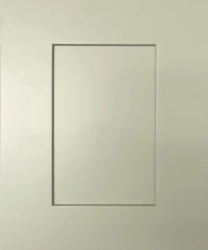 Closeup picture of the Maple Green cabinet door.