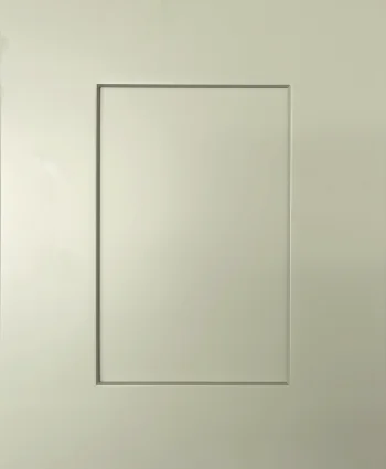 Closeup picture of the Maple Green cabinet door.