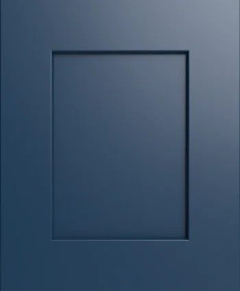 Closeup picture of the Maple Navy cabinet door.