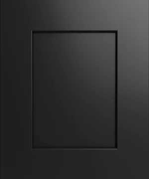 Closeup picture of the Maple Black cabinet door.