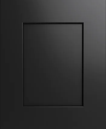 Closeup picture of the Maple Black cabinet door.