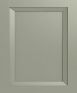 Closeup picture of the Oxford Sage cabinet door.