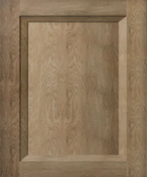 Closeup picture of the Oxford Toffee cabinet door.