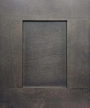 Closeup picture of the Maple Ash Grey cabinet door.