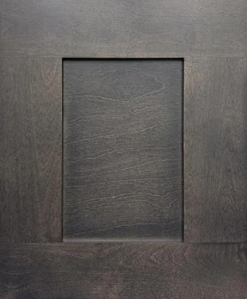 Closeup picture of the Maple Ash Grey cabinet door.