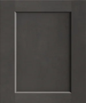 Closeup picture of the Shaker Cinder cabinet door.